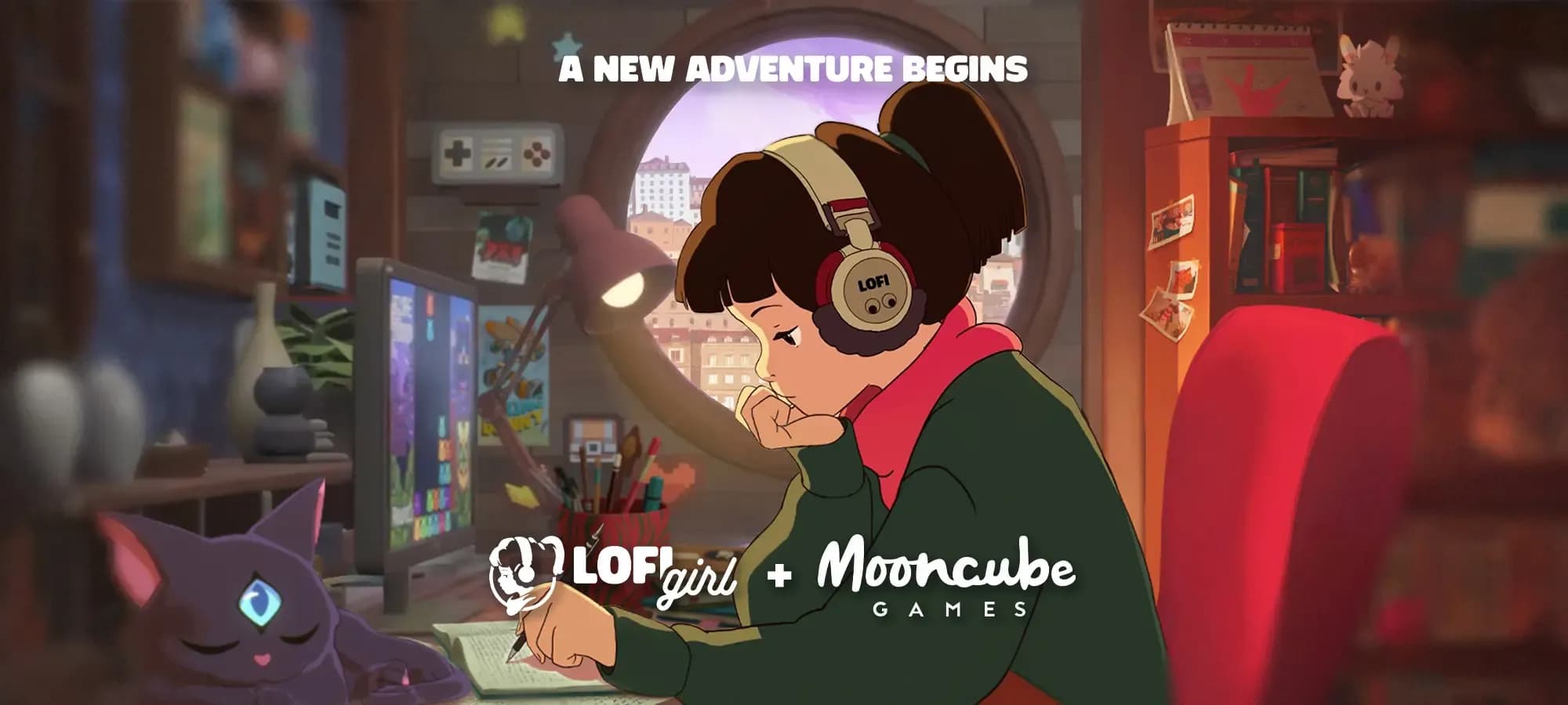 Mooncube Games Joins the Lofi Girl Family.